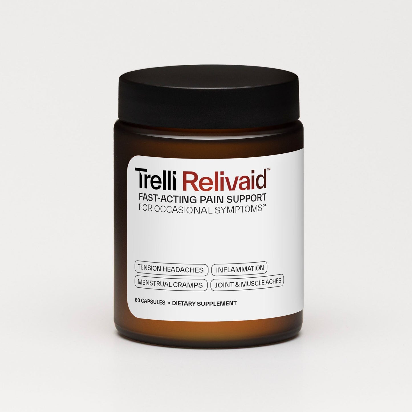 Relivaid natural pain relief for fast-acting pain support bottle 